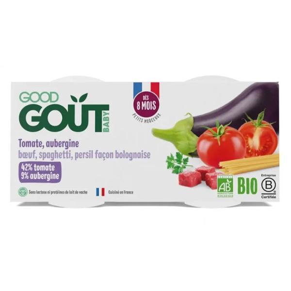 Good Gout BIO Špagety s lilkem a hovězím masem (2×190 g)