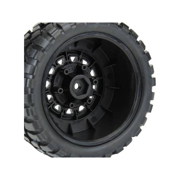 Pro-Line kolo 2.2/3.0", pneu BFG KR2 M2 SC, disk Raid H12 černý (2) (obrázek 3)