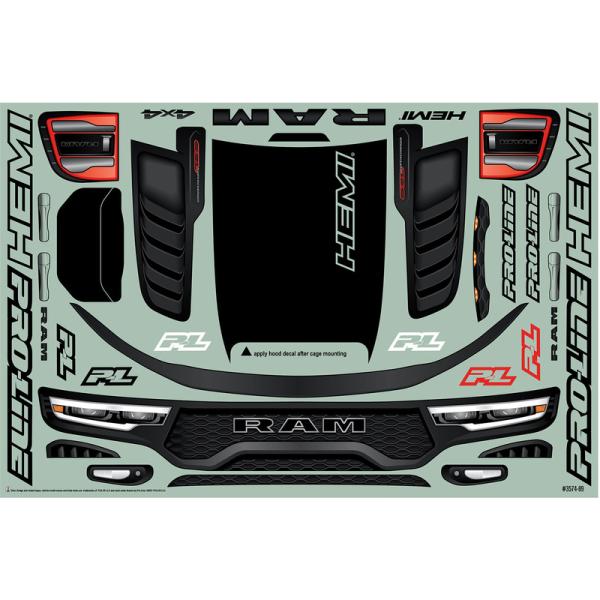 Pro-Line karosérie 1:5 Dodge RAM 1500 2021 (X-Maxx) (obrázek 7)