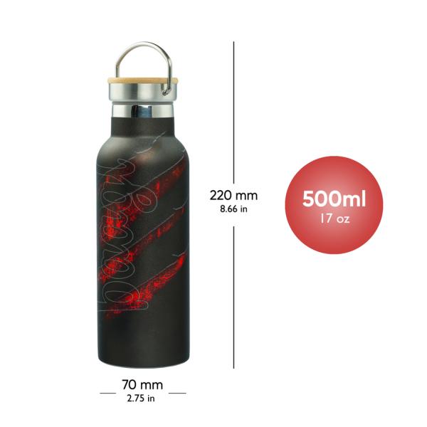 BAAGL Termolahev s bambusovým víčkem Láva, 500 ml