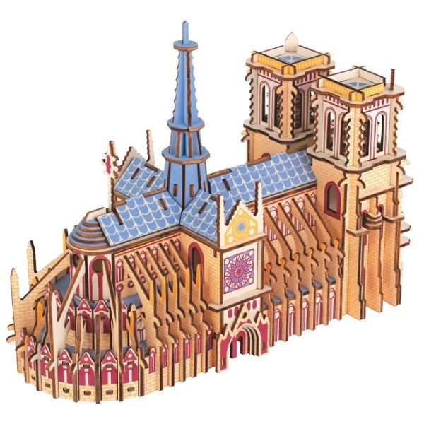 Woodcraft Drevené 3D puzzle Katedrála Notre-Dame
