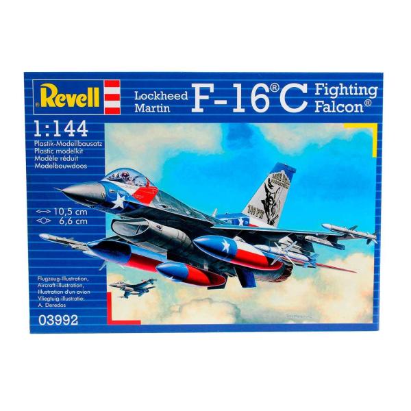 Plastic modelky letadlo 03992 - Lockheed Martin F-16C Fighting Falcon (1: 144) (obrázek 3)