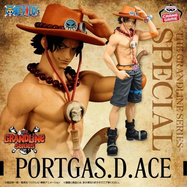 Bandai One Piece Figurka – Dxf The Grandline Portgas D.Ace speciální série, 20 cm