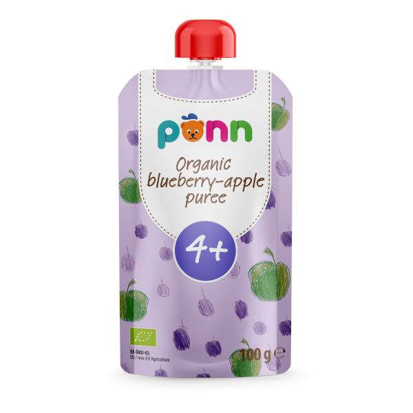 SALVEST Ponn BIO Jablko s borůvkami (100 g)