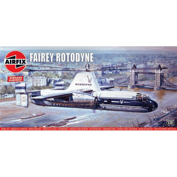 Classic Kit VINTAGE vrtulník A04002V - Fairey Rotodyne (1:72)