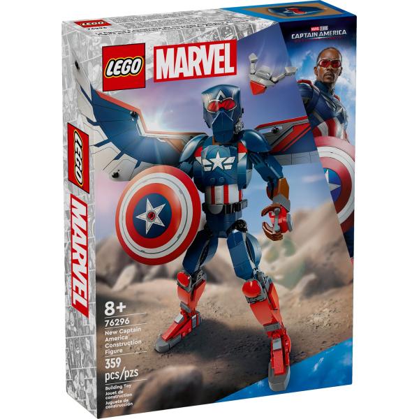 LEGO® Super Heroes 76296 Sestavitelná figurka: Nový Kapitán America (obrázek 3)