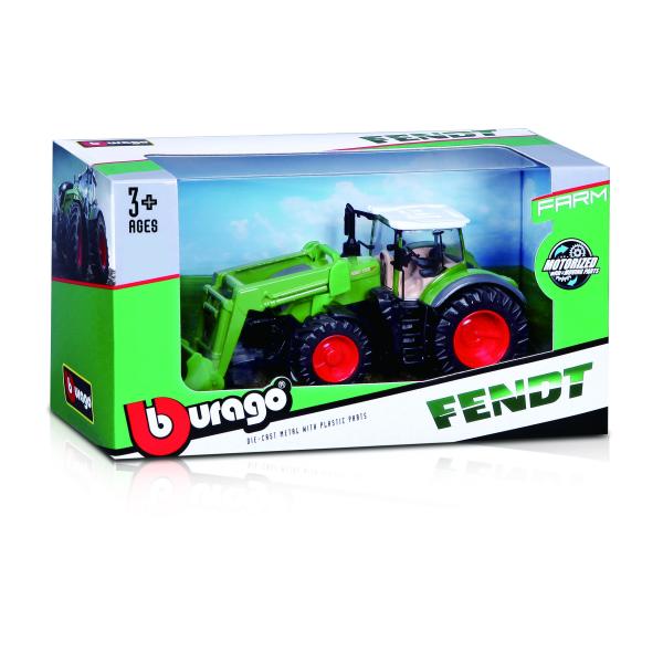 Bburago 10cm Farm Traktor Fendt 1050 Vario s přední Lžící