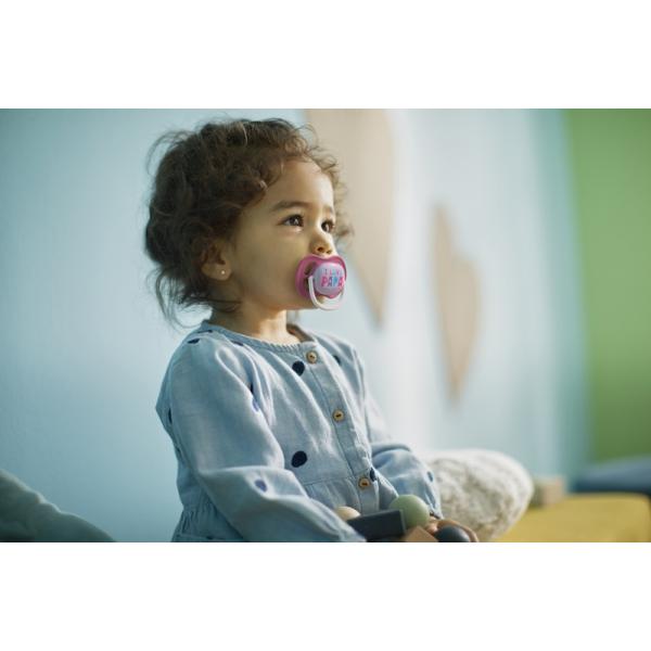 Philips AVENT Dudlík Ultra air text 6-18m holka 2 ks (obrázek 3)