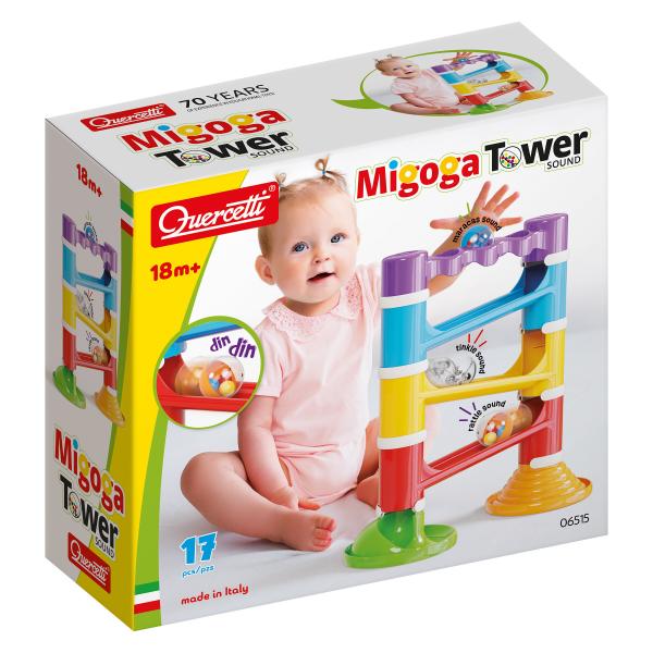 Quercetti Migoga Tower Sound - Guličková dráha so zvukom