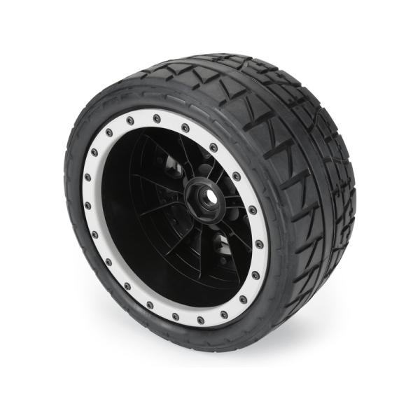 Pro-Line kolo 4.3", pneu Menace HP Belted Pro-Loc, disk černý 24mm (2) (X-Maxx) (obrázek 3)