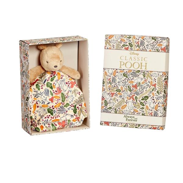 Rainbow Plyšový muchláček Medvídek Pú se vzorovanou látkou