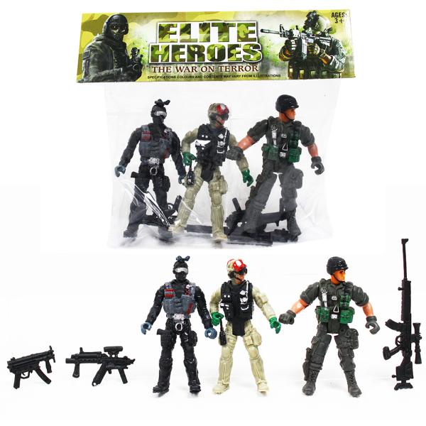 Akční figurky vojáků 3 ks série 5