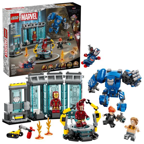 LEGO® Marvel 76315 Iron Man e il suo laboratorio: Sala delle armature