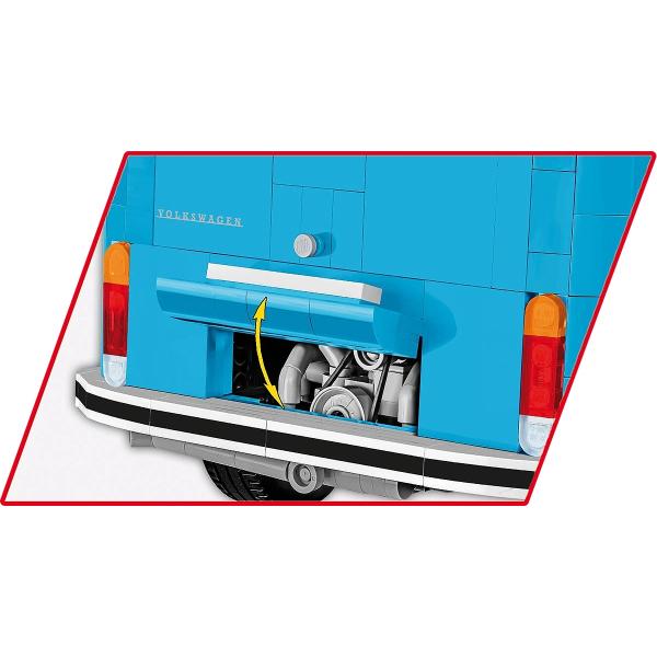 Cobi Volkswagen Transporter T2b Bus, 1:12, 2300 k (obrázek 8)