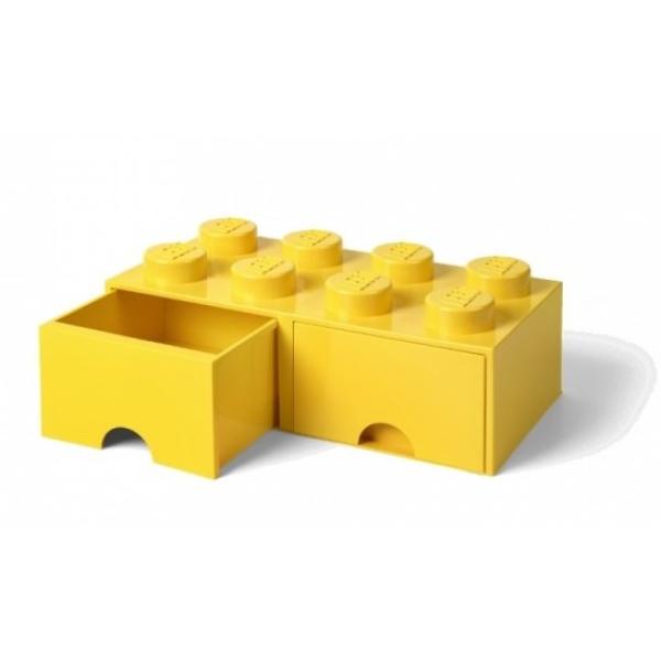 LEGO® úložný box 8 - se zásuvkami žlutá 250 x 500 x 180 mm (obrázek 4)
