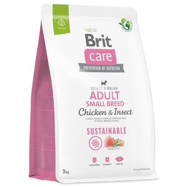 Krmivo Brit Care Dog Sustainable Adult Small Breed Chicken & Insoct 3kg