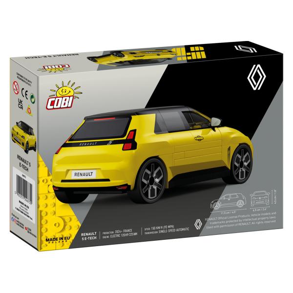 Cobi Renault 5 e-tech 1:35 Žlutá