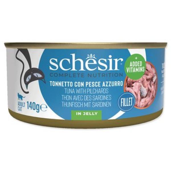 Konzerva SCHESIR tuňák a sardinky v želé 140g
