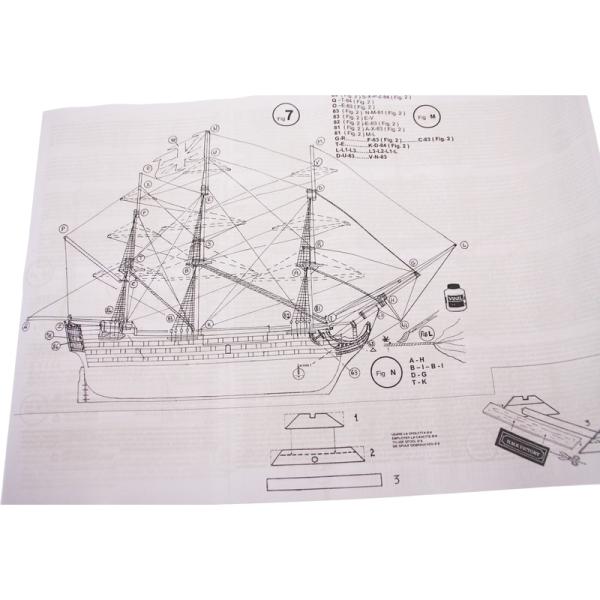 MINI MAMOLI H.M.S. Victory 1:325 kit (obrázek 8)
