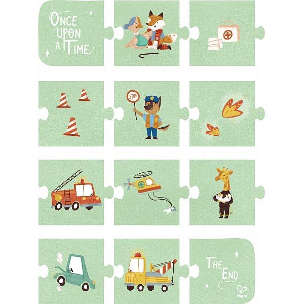 Hape Puzzle - Záchranná vozidla (obrázek 3)