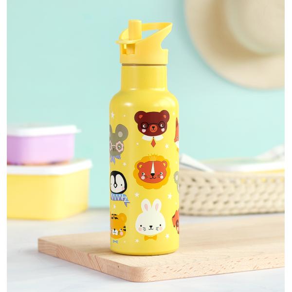 A Little Lovely Company - nerezová láhev na pití, 500 ml - zvířecí kamarádi (obrázek 5)