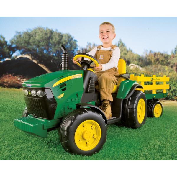 Peg Perego John Deere Ground Force s vlečkou 12V – 330W – AKCE