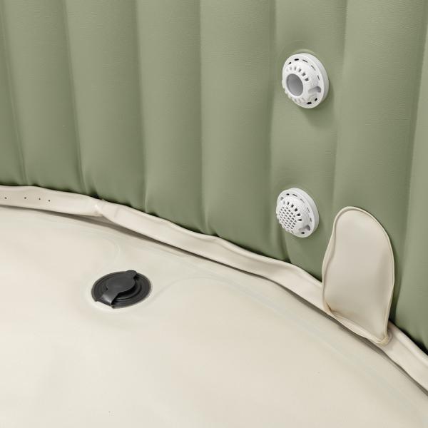 Intex 28426NP Nafukovací vířivka Purespa Bubble Massage Olive green (pro 4 osoby) (obrázek 5)