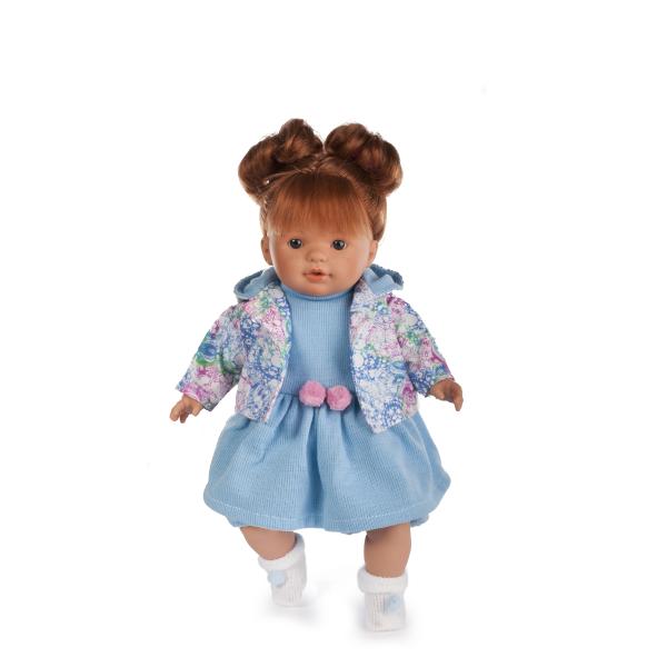 TYBER Anna zrzka plačící panenka s dudlíkem, vel. S 38 cm