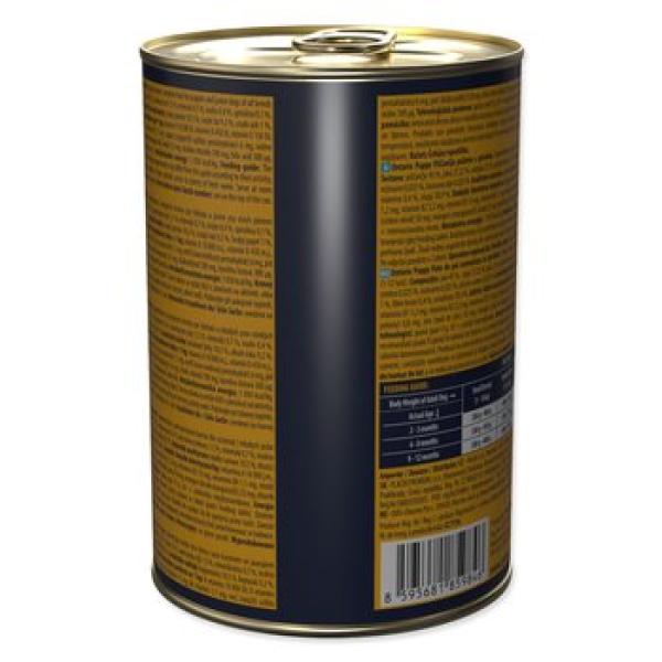 Konzerva Ontario Puppy kuřecí paté s příchutí spiruliny 400g (obrázek 6)
