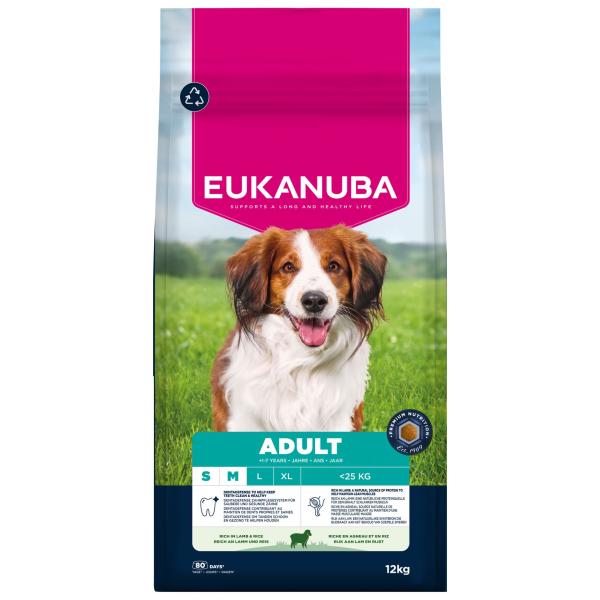 Krmivo EUKANUBA Adult Small and Medium bohaté na jehněčí 12 kg (obrázek 7)