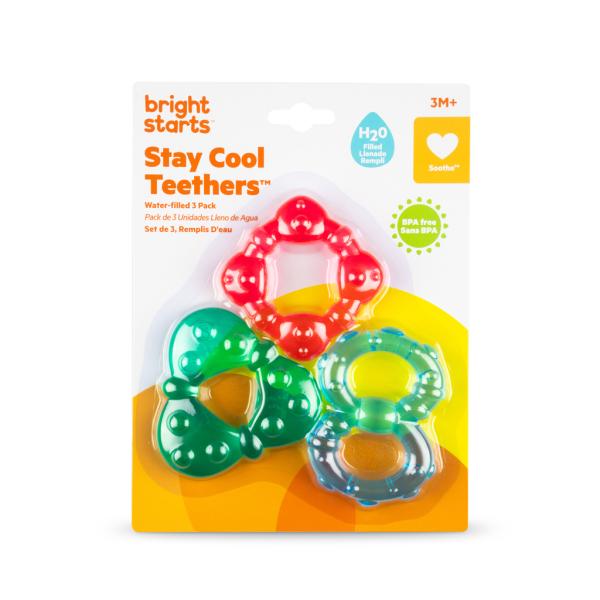 Bright Starts Kousátko naplněné vodou tvary Stay Cool Teethers™ 3ks (obrázek 5)