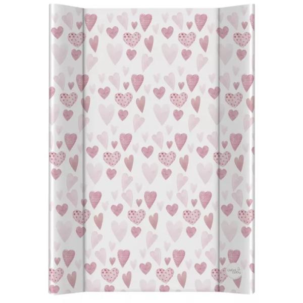 CEBA Podložka přebalovací 2-hranná s pevnou deskou (50x70) Ultra Light Lots of Love