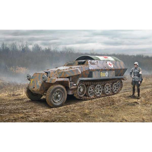Model Kit military 7077 - Sd.Kfz. 251/8 Ambulance (1:72) (obrázek 5)