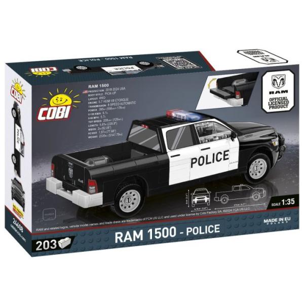 Cobi RAM 1500 Policie, 1:35, 205 k (obrázek 4)