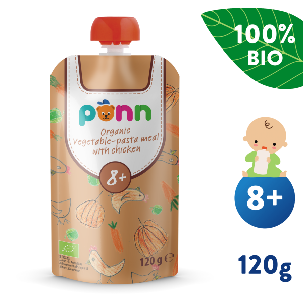 SALVEST Ponn BIO Kure s těstovinami 120 g