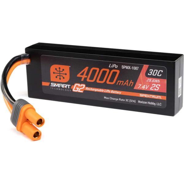 Spektrum Smart G2 LiPo 7.4V 4000mAh 30C IC5 (obrázek 4)