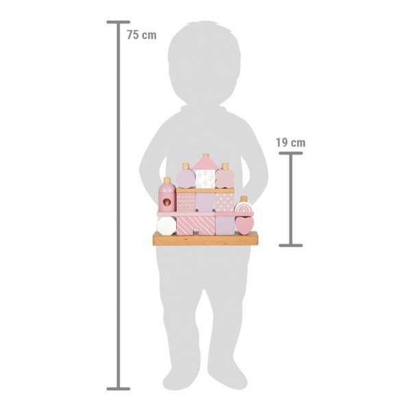 small foot Nasazování na tyč Domeček růžový (obrázek 4)