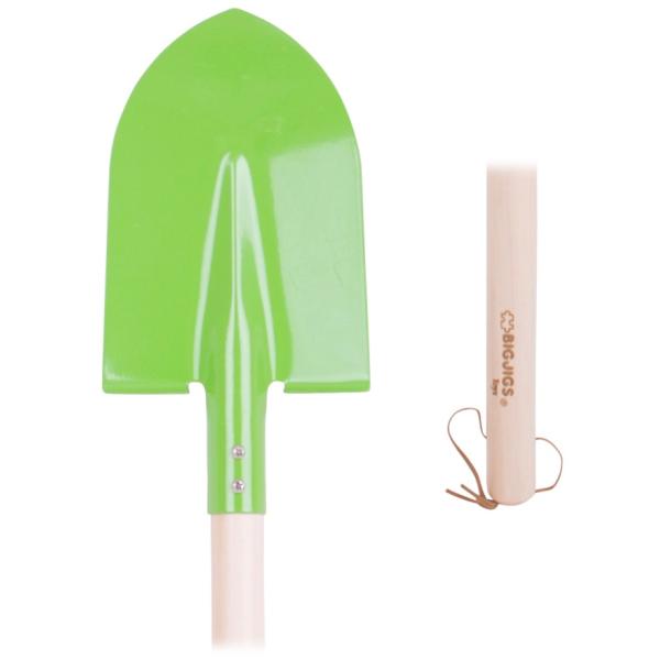 Bigjigs Toys Zahradní lopata zelená