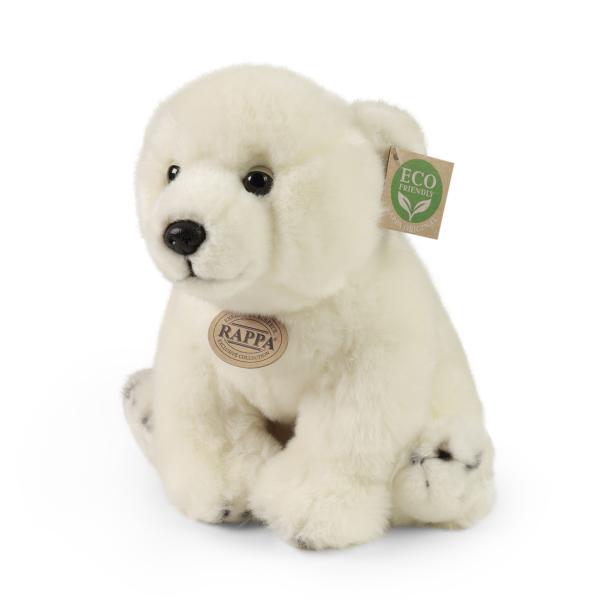 Oso polar de peluche sentado 28 cm ECO-FRIENDLY
