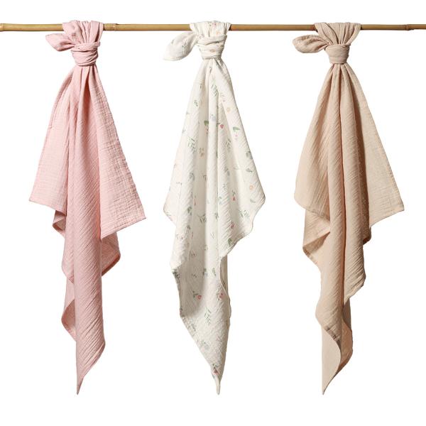 BABYONO Pleny mušelínové Super Soft 3 ks, Pink 70 x 70 cm (obrázek 9)