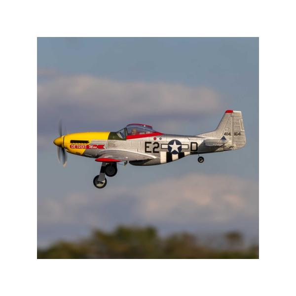 E-flite P-51D Mustang 0.49m Detroit Miss SAFE Select BNF Basic (obrázek 4)