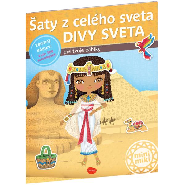Šaty z celého světa DIVY SVETA – Kniha samolepiek