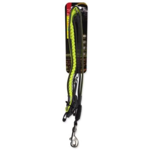 Vodítko Dog Fantasy USB LED nylonové běžecké zelené 2,5x180-250cm (obrázek 6)