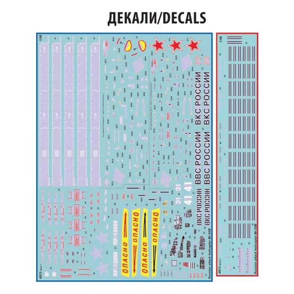 Model Kit vrtulník 4813 – MIL Mi-35 M „Hind E“ (1:48)