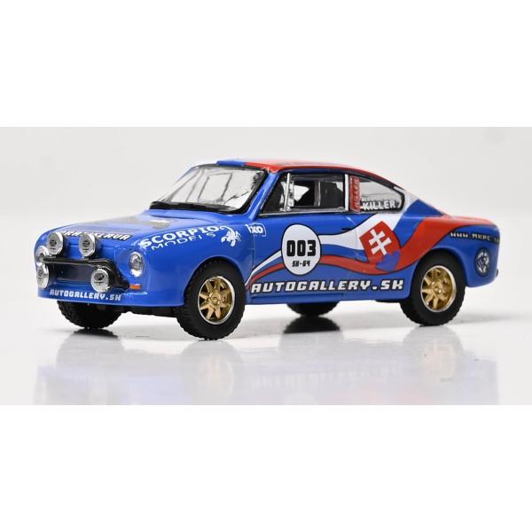 1:64 Škoda 130RS BLUE with Slovenská vlajka. Limitovaná edice 1008 ks