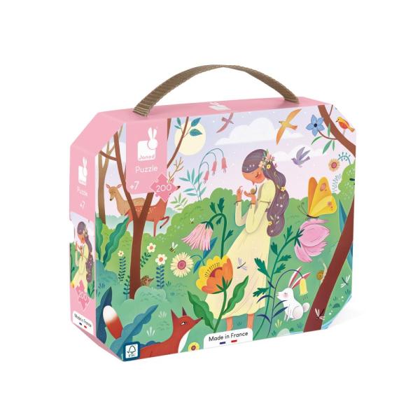 Janod Puzzle En MaletíN Madre Naturaleza 200 Piezas-image