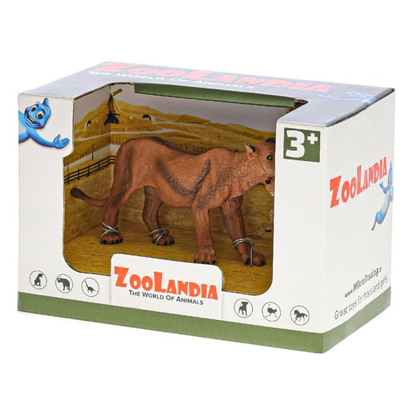 Zoolandia Lev/lvice s mládětem 13cm v krabičce (obrázek 3)
