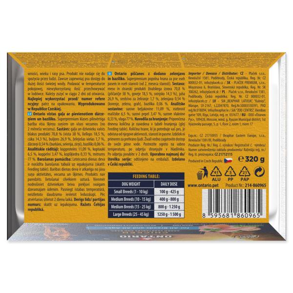 Vanička Ontario kuřecí 320g (obrázek 5)