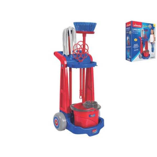 Vileda sada malá uklízečka 4ks s vozíkem 48cm 18m+ v krabičce