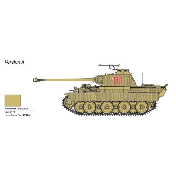 Model Kit tank 25752 - Sd. Kfz. 171 Panther Ausf. A (1:56) (obrázek 6)